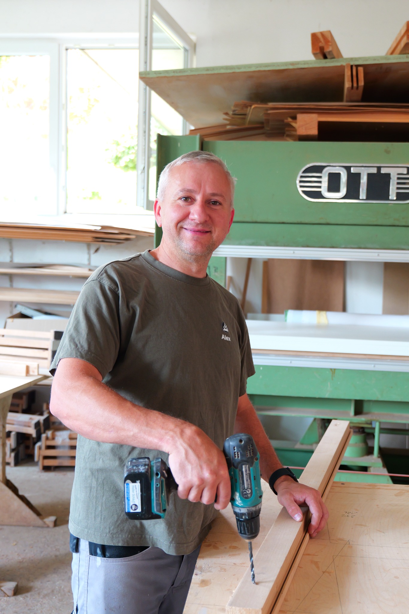 Alex, Schreiner bei der Walter Schäufl GmbH
